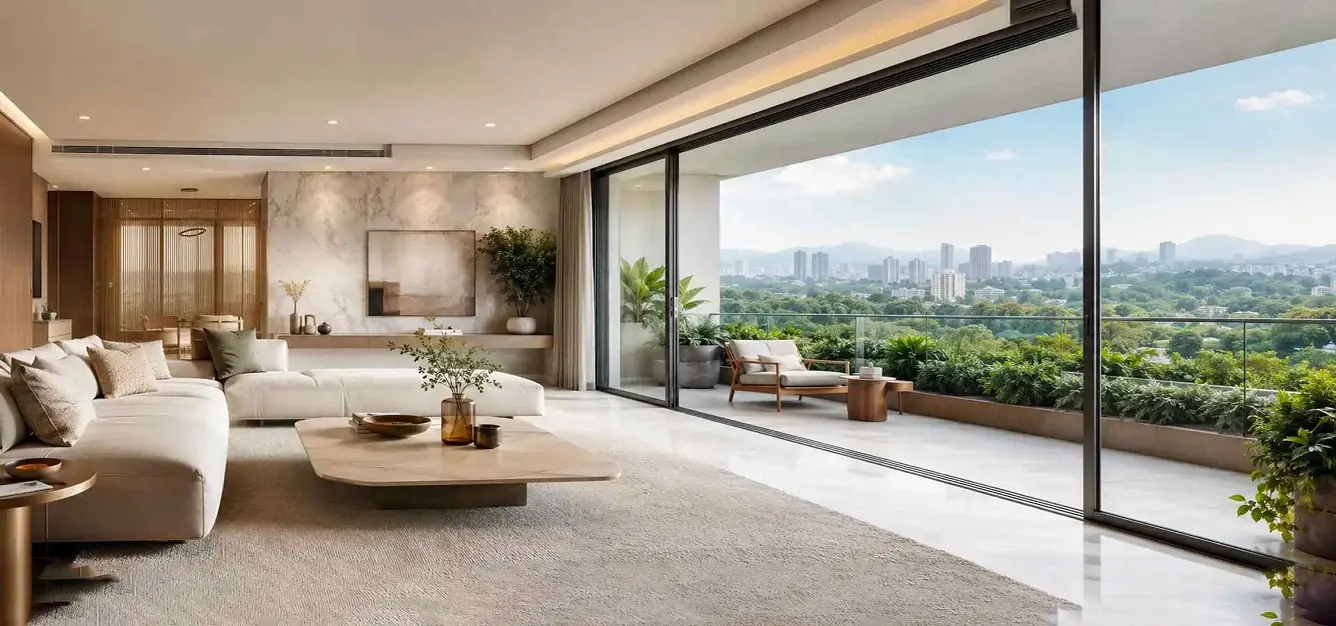 Prestige Thane Aerial View